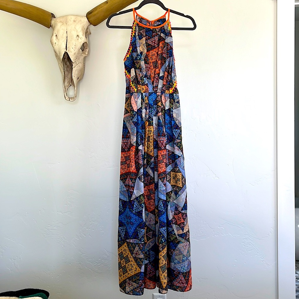 ANTHROPOLOGIE Ranna Gill Maxi Dress - size S Petit